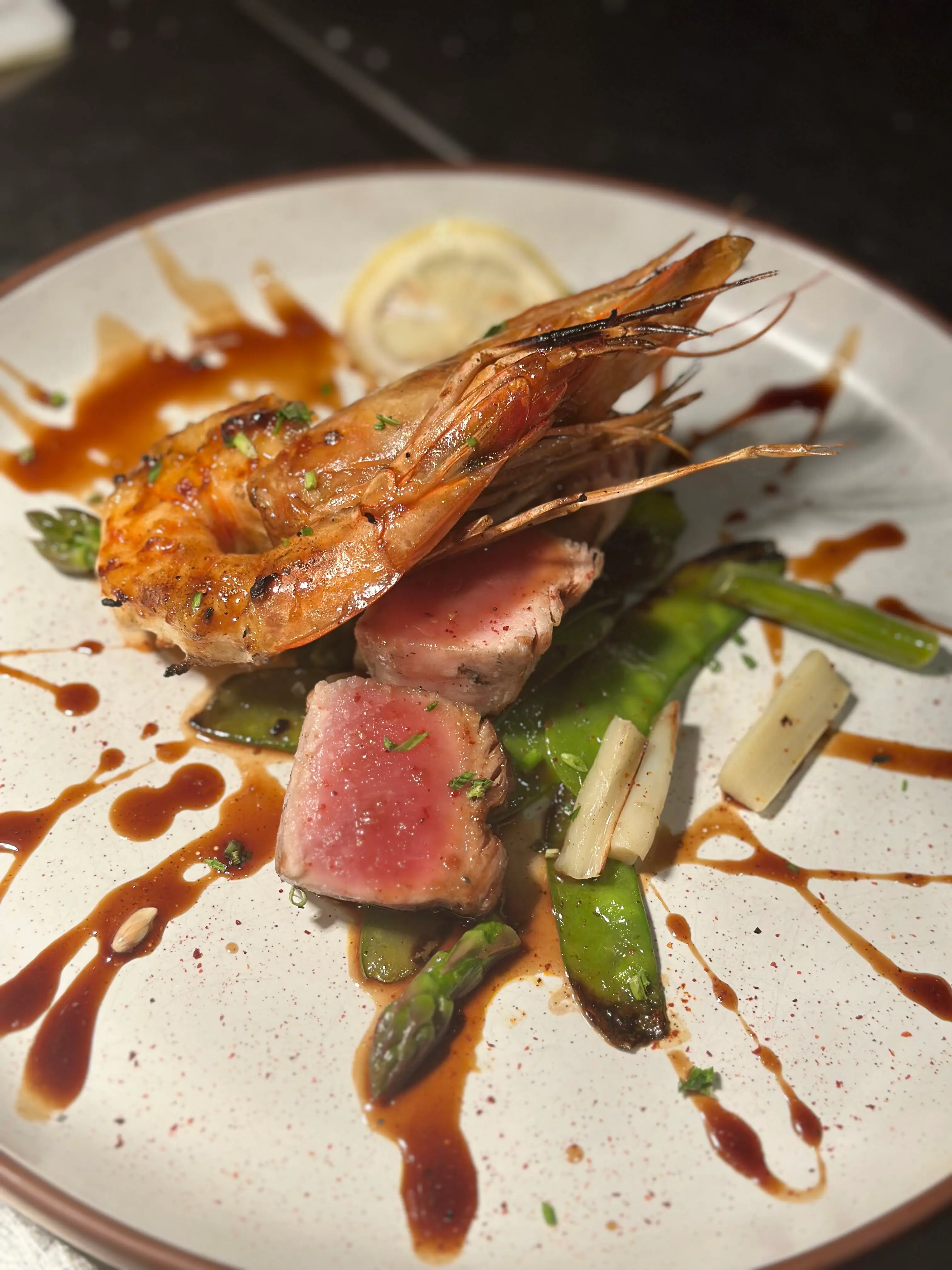 SEIVA Gastronomy - Elegant Seafood Plating Detail