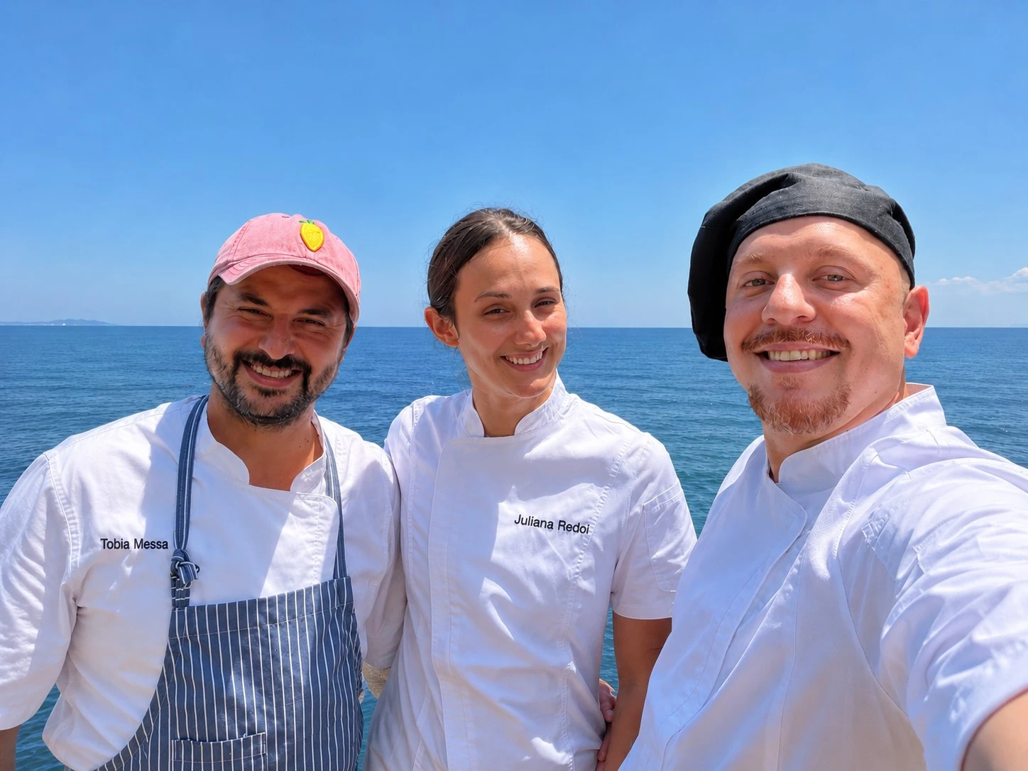The three chefs of SEIVA: Bernardo Simões, Juliana Redoi, Tobia Messa